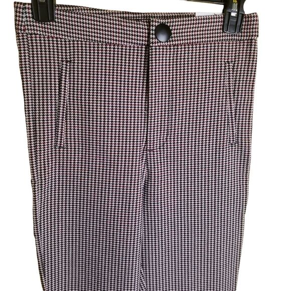 NWT Zara Houndstooth High Rise Leggings Size Small - Picture 2 of 9
